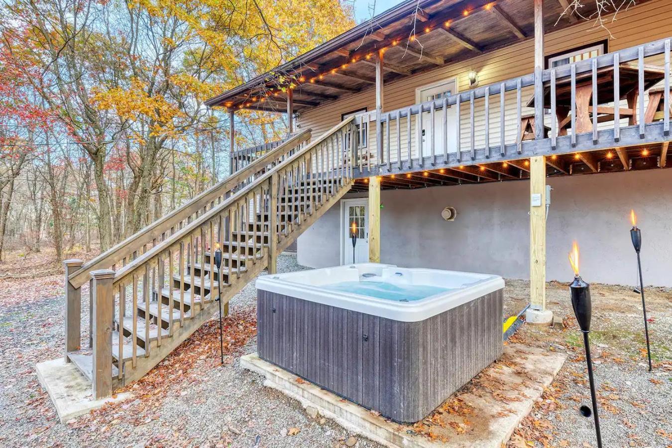Fun Home 4 Endless Enjoyment With Game Room & Hot Tub Long Pond Exterior photo